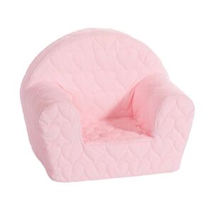 knorr toys® knorr® toys Fauteuil club enfant Cosy heart rose mousse