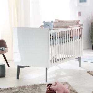 roba Lit enfant evolutif Retro 2 bois blanc 70x140 cm