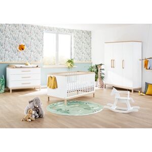 Pinolino Chambre bébé trio lit armoire 3 portes commode Light large bois...