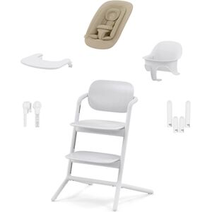 cybex GOLD Chaise haute enfant évolutive transat Lemo 4en1 All White