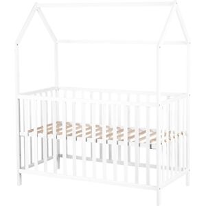 kindsgard Lit cabane enfant lillehus bois 60x120 cm blanc 60x120 cm