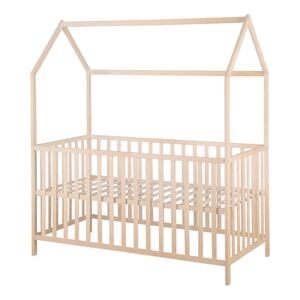 kindsgard Lit cabane évolutif enfant lillehus bois 70x140 cm naturel 70x140 cm