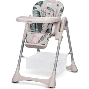 lionelo Chaise haute enfant Zanna Pink Bubblegum