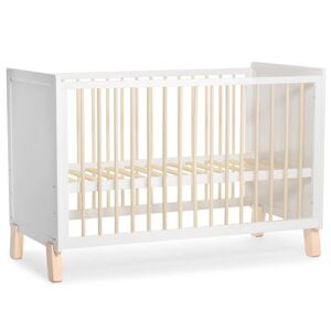 Kinderkraft Lit a barreaux NICO bois blanc 124x66 cm