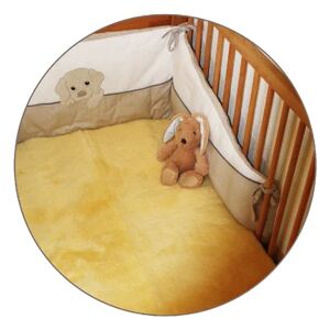 Heitmann Alèse de lit à barreaux agneau doré/beige 140x170 cm 70x140 cm