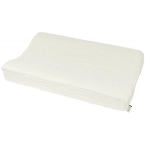 Meyco Housse de matelas à langer mousseline uni Offwhite 50x70 cm