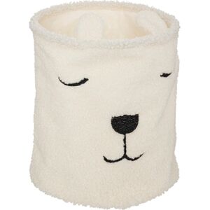 Bac pour jouets bouclette ours blanc