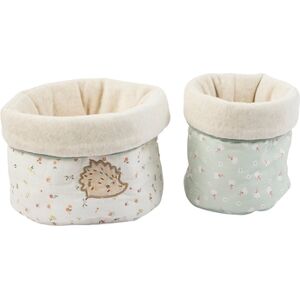 Paniers de rangement Zoé multicolores lot de 2