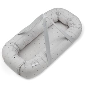 LIEWOOD Nid d'ange Gro Printed Babylift Classic dot dumbo grey