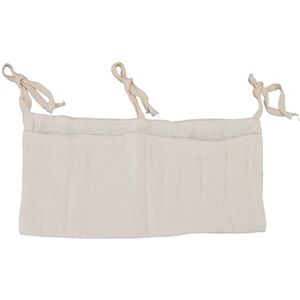 SUNGOOYUE Sac Suspendu de Rangement pour Lit de bébé, Rangement de Jouets en Tissu de Coton Doux et Organisation pour Lits et Meubles (Beige) - Publicité