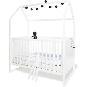 PINOLINO Ensemble de meubles pour chambre de bébé « Hilda & Pan » extra large, avec commode à langer et lit pour enfant, blanc - Publicité