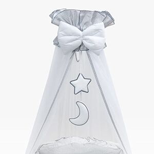 Baby Comfort Moustiquaire pour berceau, couffin (gris lune) - Publicité