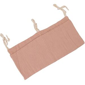 SUNGOOYUE Sac Suspendu de Rangement pour Lit de bébé, Rangement de Jouets en Tissu de Coton Doux et Organisation pour Lits et Meubles (PINK) - Publicité