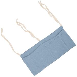 HAIBING Bébé Suspendu Jouet Sac bébé Lit Suspendu Sac Pur Coton Tissu Sangle Réglable Lavable Chambre Doux (Bleu foncé) - Publicité