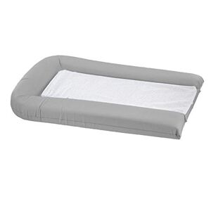 Domiva Matelas à Langer PVC avec 2 Éponges Amovibles Gris Perle - Publicité