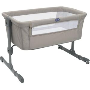 Chicco Next2Me Essential Lit Bébé Cododo Dune avec Matelas, Côté Repliable, Hauteur Réglable, Fenêtre en Filet, Roues et Sac de Voyage 0-6 Mois, 9 kg - Publicité