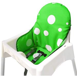 ZARPMA Housses de Siège Compatible Coussin pour Ikea Antilop Chaise Haute pour Bébé en Ne Comprend Pas La Chaise Haute et La Ceinture(Vert) - Publicité