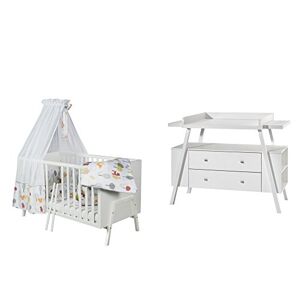 Schardt 10 915 02 02 Set 2 – Pièces Holly White comprenant, Kombi – Lit d'enfant 70 x 140 cm - Publicité