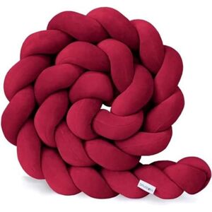 Evimstil 3 Brins Tour de Lit Tresse,Coussin Latéral Noué Serpent de Lit Tressé À La Main,Anti Collision Lit Pare- Chocs, Tresses Torsadées Berceau DéCoration IntéRieure - Publicité