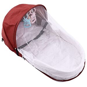 bizofft Bébé Berceau Pliant Portable Toddler Chair Tissu Doux 2-Way Zipper Moustiquaire pour Toddler Travel - Publicité