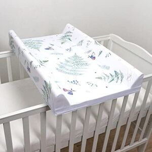 Baby Comfort Matelas à langer à base rigide pour bébé 80 x 50 cm Pour lit de bébé de 140 x 70 cm Unisexe Anti-roulis Matelas à langer imperméable avec bords surélevés (polypodye) - Publicité