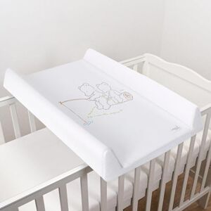 Baby Comfort Matelas à langer à base rigide pour bébé 70 x 50 cm Pour berceau de 120 x 60 cm (Ours Papa) - Publicité
