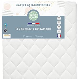 Babycalin Matelas Bambou 60 x 120 x 10 cm 1 Unité - Publicité