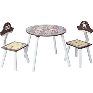 IB-Style Meubles Enfants Pirate   3 Combinaisons   3 piéces: 1 Table + 2 chaises Chambre Enfant Meuble Enfant Mobilier Chaise d'enfant Baby - Publicité