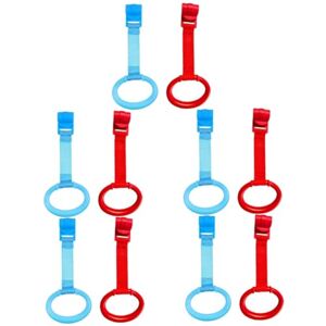 ifundom 10 Pièces attaches zippées colorées light outil d'entraînement à la marche pour enfants anneau de traction pour lit de bébé berceau debout anneaux anneau de pépinière bague - Publicité