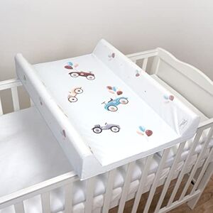 Baby Comfort Matelas à Langer à Base Rigide pour Bébé 80x50 cm Voitures - Publicité