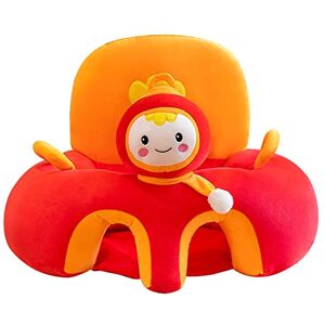 Starnearby Coussin de Canape Bébé sans Rembourrage, Coussin Assise Bebe, Fauteuil pour Enfant en Peluche, Housse de Siège pour Bébé, Siège de Sol pour Bébé Apprendre à S'assoire - Publicité