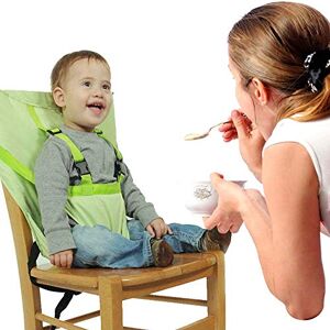 ele ELEOPTION Portable Chaise Bebe Harnais de Sécurité, Bambin Chaise haute Chaise d'alimentation Ceinture de couverture de siège, Pliable Ceinture de Sécurité Convient à la plupart des chaises (vert) - Publicité