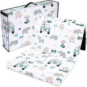 Totsy Baby Matelas lit de Voyage 60x120cm Pliable, épais pour bébés et Enfants Housse en Coton déhoussable Afrique - Publicité