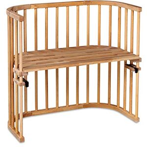 babybay Cododo  Original en bois de hêtre massif I compact et convertible I Lit d'enfant réglable en continu et respectueux de l'environnement I berceau qui grandit avec l'enfant, cœur de hêtre huilé - Publicité