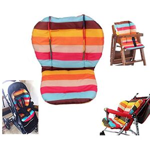 Amcho bébé Poussette/chaise haute/siège auto Coussin film de protection imperméable et respirant Pad (Rainbow Stripes) - Publicité