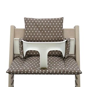 Blausberg Baby *41 couleurs* coussin set de siège pour chaise haute Stokke Tripp Trapp (Taupe étoile) tous les matériaux sont certifiés OEKO-TEX® Standard 100-100% made in Hamburg - Publicité