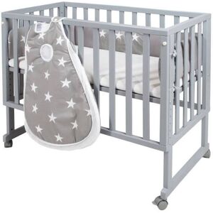 Lit Cododo Roba Safe Asleep 3 En 1 - Gris - Matelas Et Gigoteuse Inclus Gris TU - Publicité