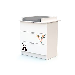 Webaby Commode à langer blanc