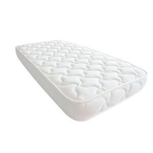 MINEA Matelas Bébé 70x140 Mousse HD Blanc 140x11x70cm