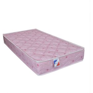 Idliterie Matelas bebe 100% coton mousse rose 70x140