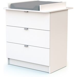 Webaby Commode à langer blanc