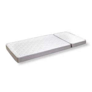 ID Kids Matelas évolutif 2 pièces mousse 90x140 cm Blanc 190x12x90cm