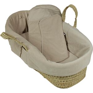 Eveil et Nature Couffin et sa chanceliére Coton bio Beige Beige 75x25x32cm