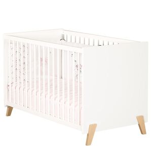 Baby Price Lit bébé 120 x 60 sur pieds en bois blanc