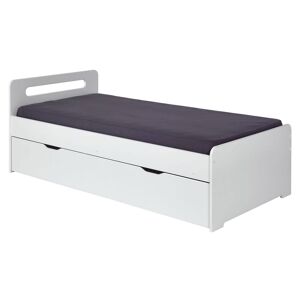 Nateo Concept Lit gigogne 90x190 cm blanc