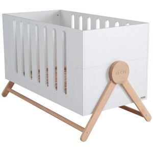 Micuna Lit bébé 70x140 cm évolutif en bois Blanc 1x1x1cm