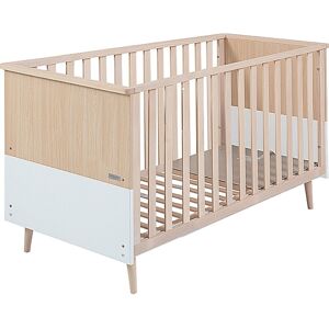 Micuna Lit évolutif bébé 70x140 cm bois blanc Marron 148x84x76cm