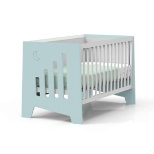 Alondra Lit bébé - bureau (2en1) 70x140 cm en vert-menthe - Publicité