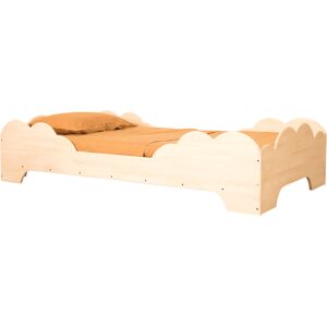 RNT by Really Nice Things Lit enfant nuage en bois contreplaqué naturel Montessori Multicolore 198x45x97cm