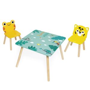 Janod Table et chaises enfant Tropik